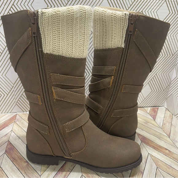 New Girl’s Knee-High Boots Size 13M H2 - Picture 9 of 11